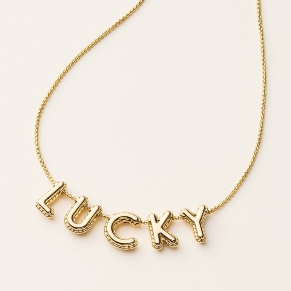 NIB Kate Spade x Target Collab Lucky bubble chain Necklace